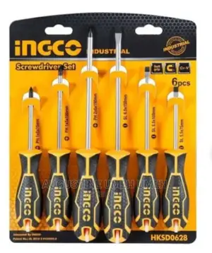 6pcs Go-Through Screwdriver Set Ingco