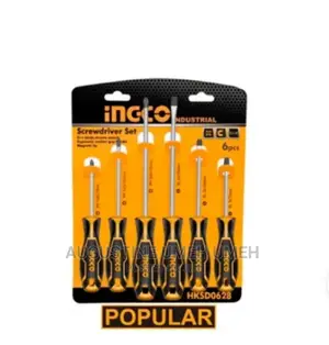 6pcs Go-Through Screwdriver Set Ingco