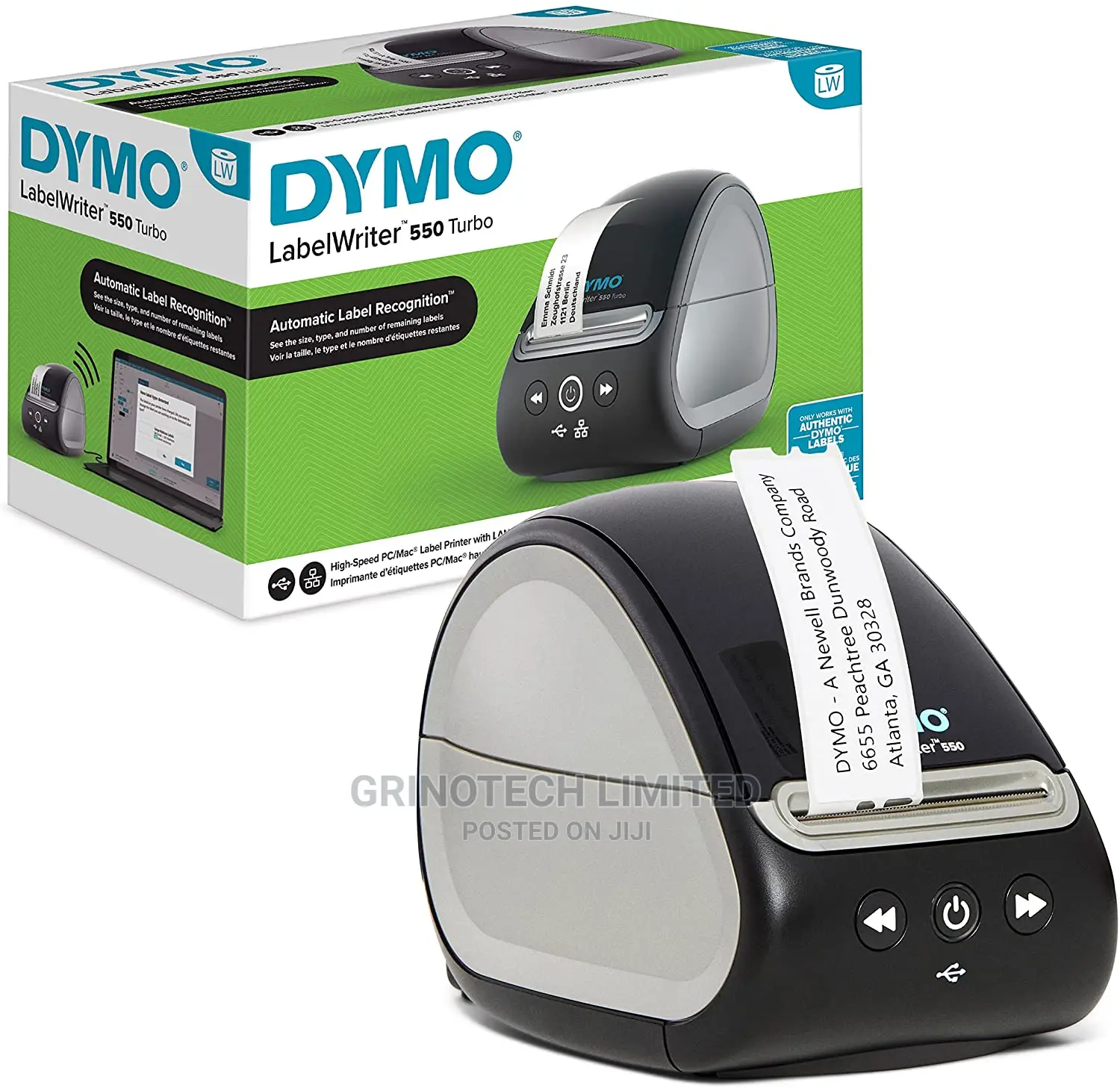 DYMO Labelwriter 550 Turbo Label Printer, Label Maker With H