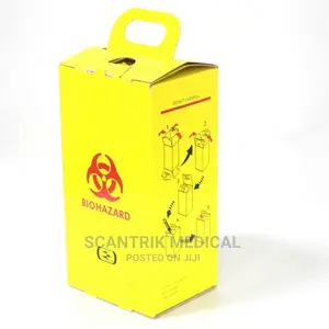 Yellow Biohazard Cardboard