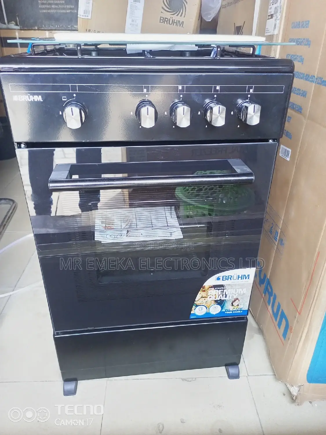 Bruhm All Gas Cooker 4 Burner