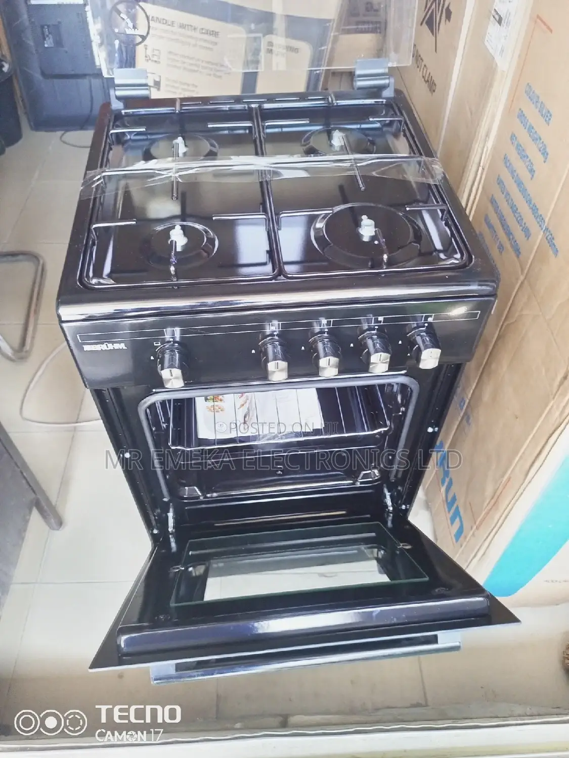 Bruhm All Gas Cooker 4 Burner