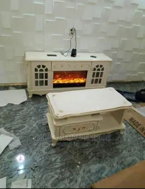 Royal Design Of Center Table With The Tv Stand