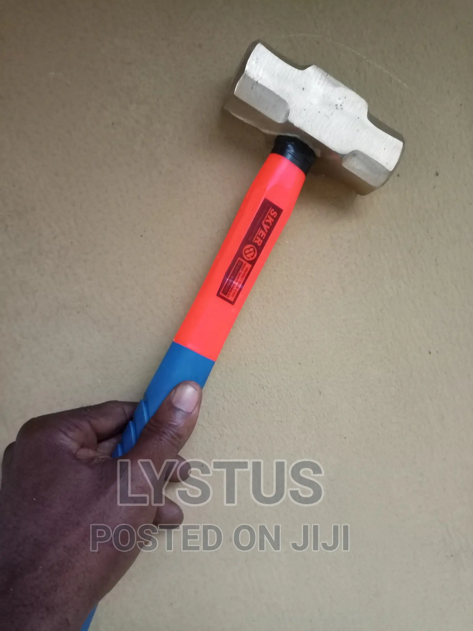 Sledge Hammer 2 Kg Plastic Handle Non Sparking Brass