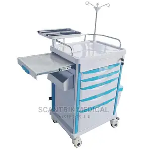 Adjustable Hospital Anesthesia Trolley