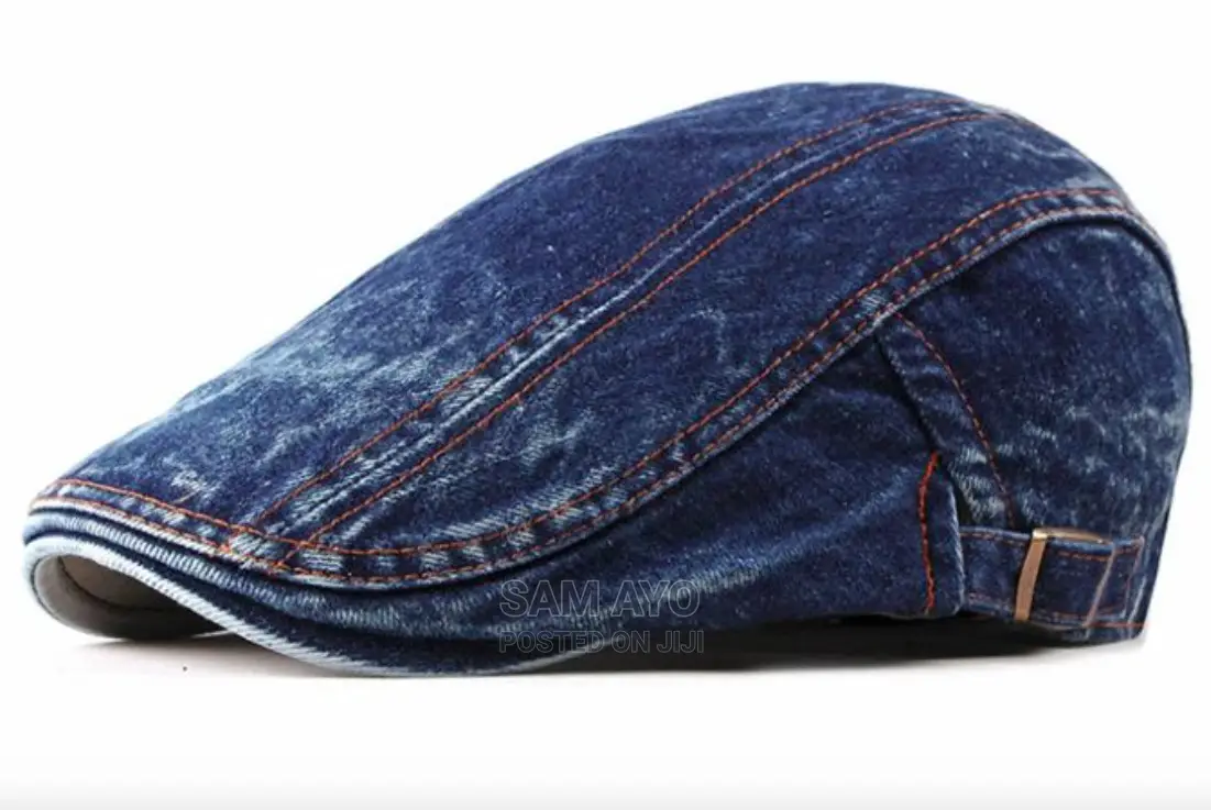 Denim Jeans Panama Cap Hat
