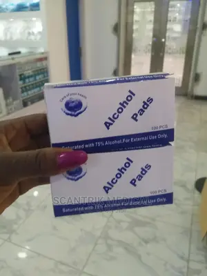 Disposable Latex 70%, Alcohol Pad