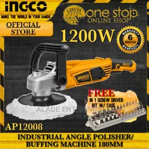 Ingco 1200 W Car Polisher 180 Mm