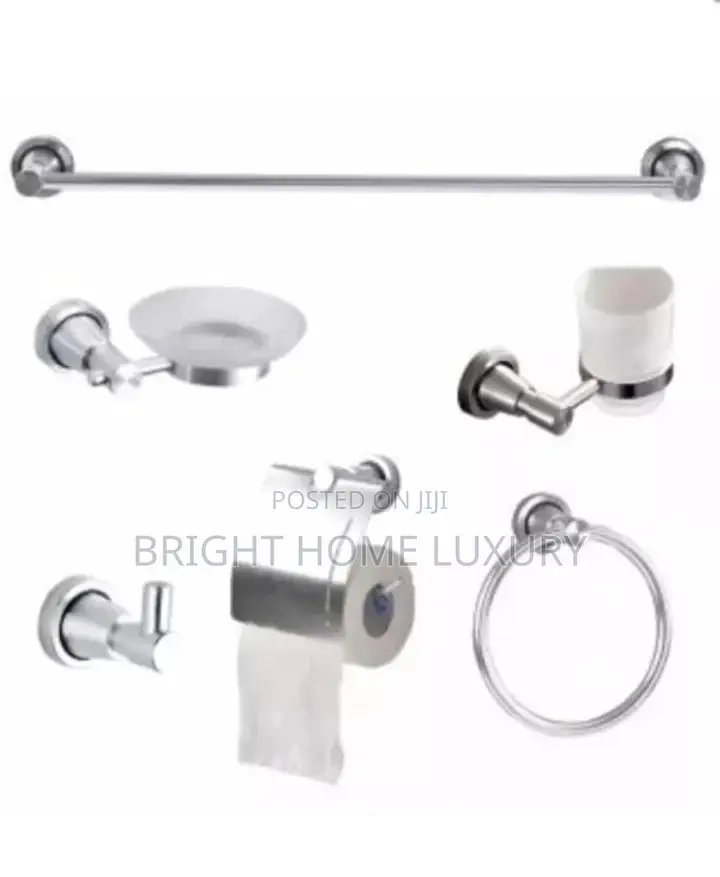 Aluminium Complete Bathroom Accessories- 7 in 1