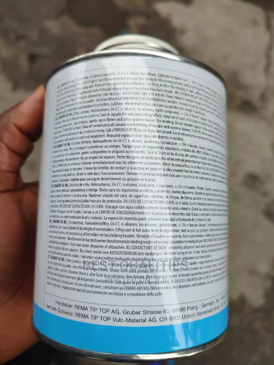 Sc-Bl Rema Tip Top Cement Gum