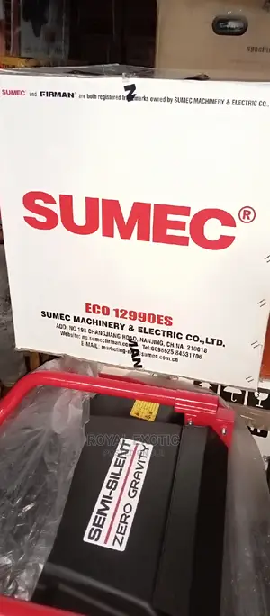 10kva Original Sumec Fireman Generator With Key, 100% Coppa