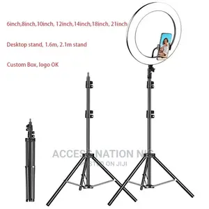 10" Ring Light With Tripod Stand - Dimmable Selfie Ring Ligh