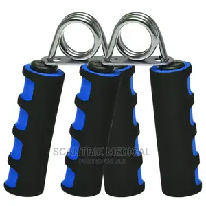 Portable Hand Gripper Exerciser Forearm Fitness Blue Red