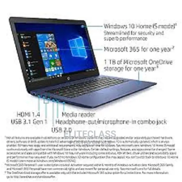 New Laptop HP 4GB Intel Celeron SSD 60GB