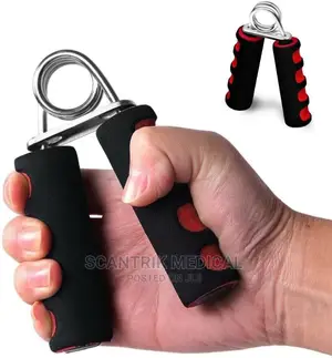 Blue Foam Padded Handle Grip Strength Fitness, for Gym,