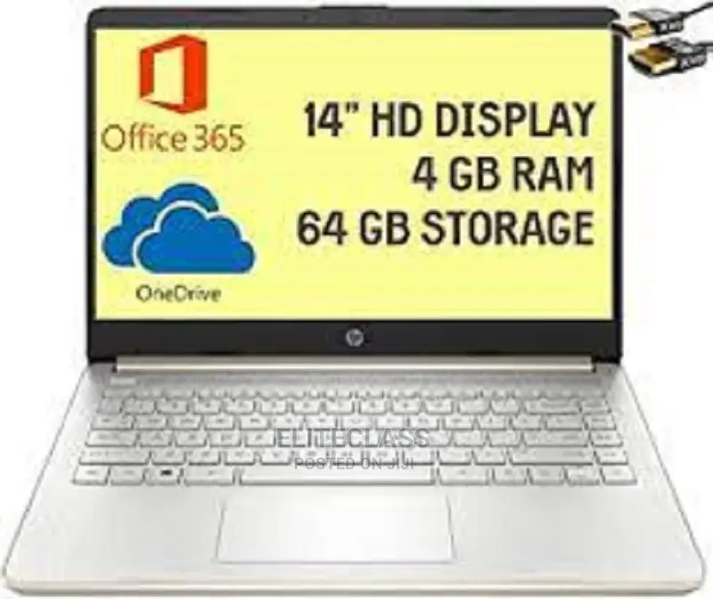 New Laptop HP 4GB Intel Celeron SSD 60GB