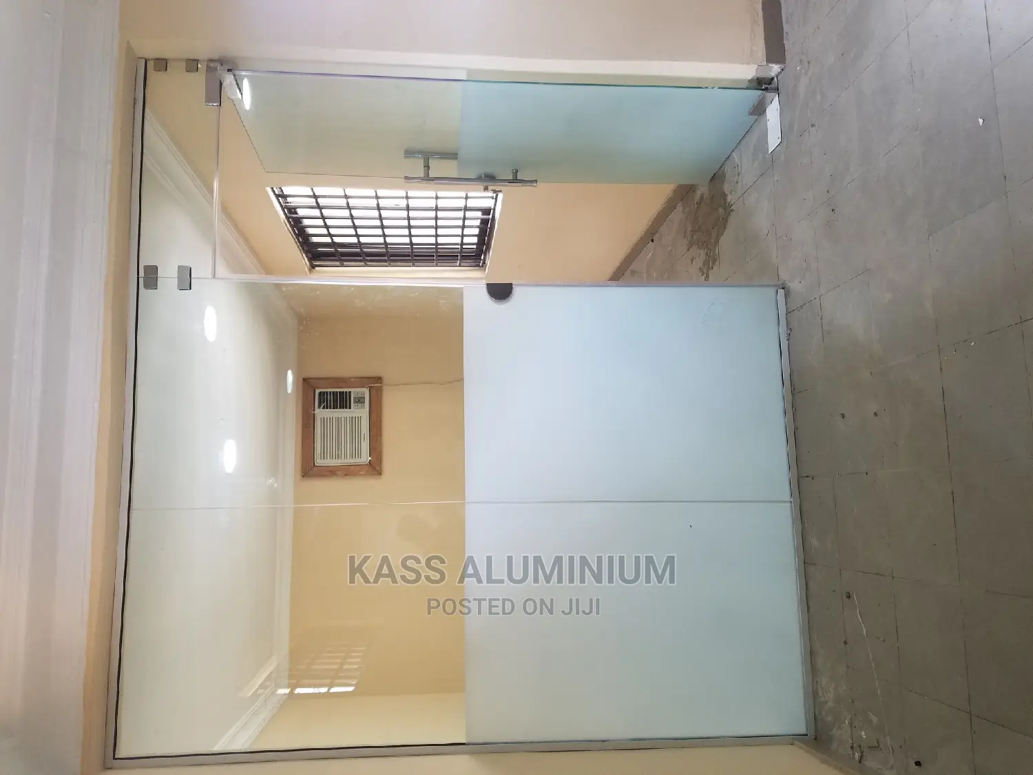 Frameless Glass Swing