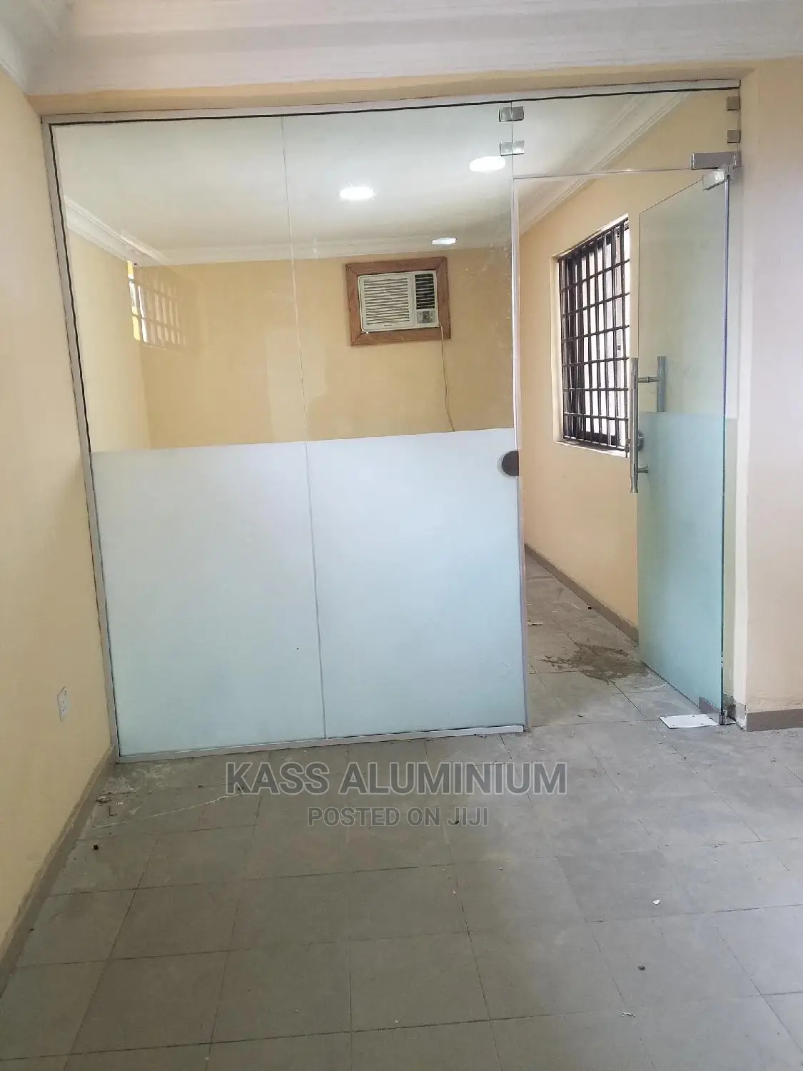 Frameless Glass Swing