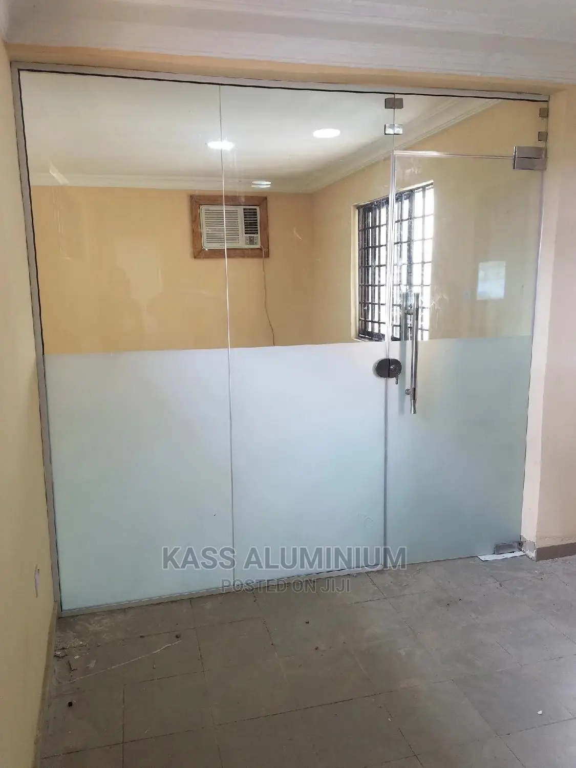 Frameless Glass Swing
