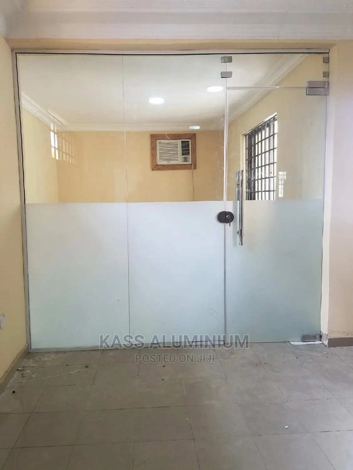 Frameless Glass Swing