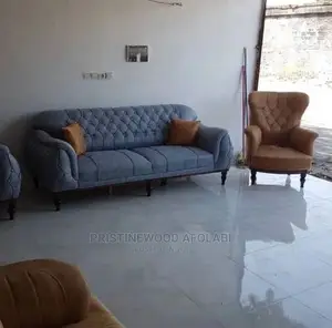 Luxury 7 Seater Living Room Fabric Sofa Chair.