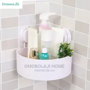 One Piece Bathroom Corner Shelf