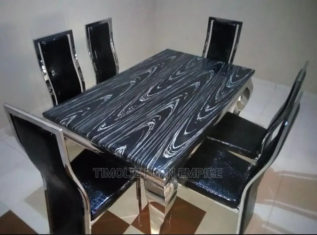 Marble Dinning Table/6sitter Marble Dinning Set High Quality