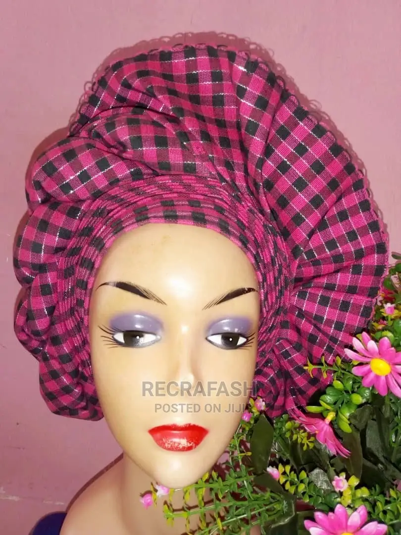 Aso-Oke Pre-Tied and Auto Gele
