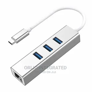 Type C USB to Hub With Gigabit Ethernet Adapter