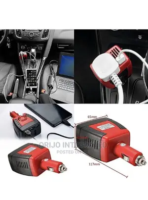 Car Inverter-150w Dc 12v to Ac 220v Auto Voltage Converter