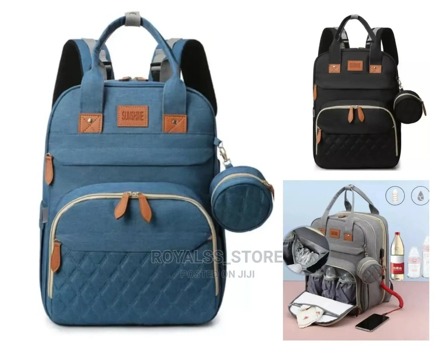 Multi Function Baby Diaper Bed Bag