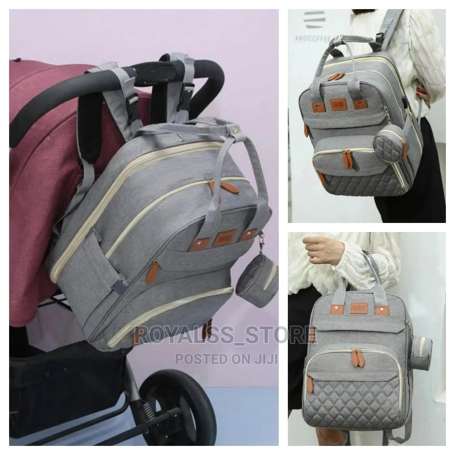 Multi Function Baby Diaper Bed Bag