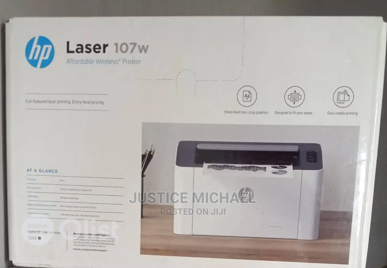 HP Laser 107W Printer / Wireless / Print Only