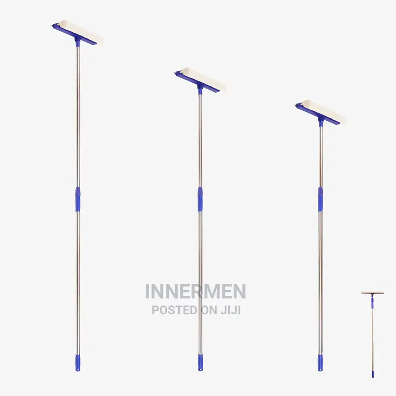 Glass Wiper With Extendable Telescopic Pole