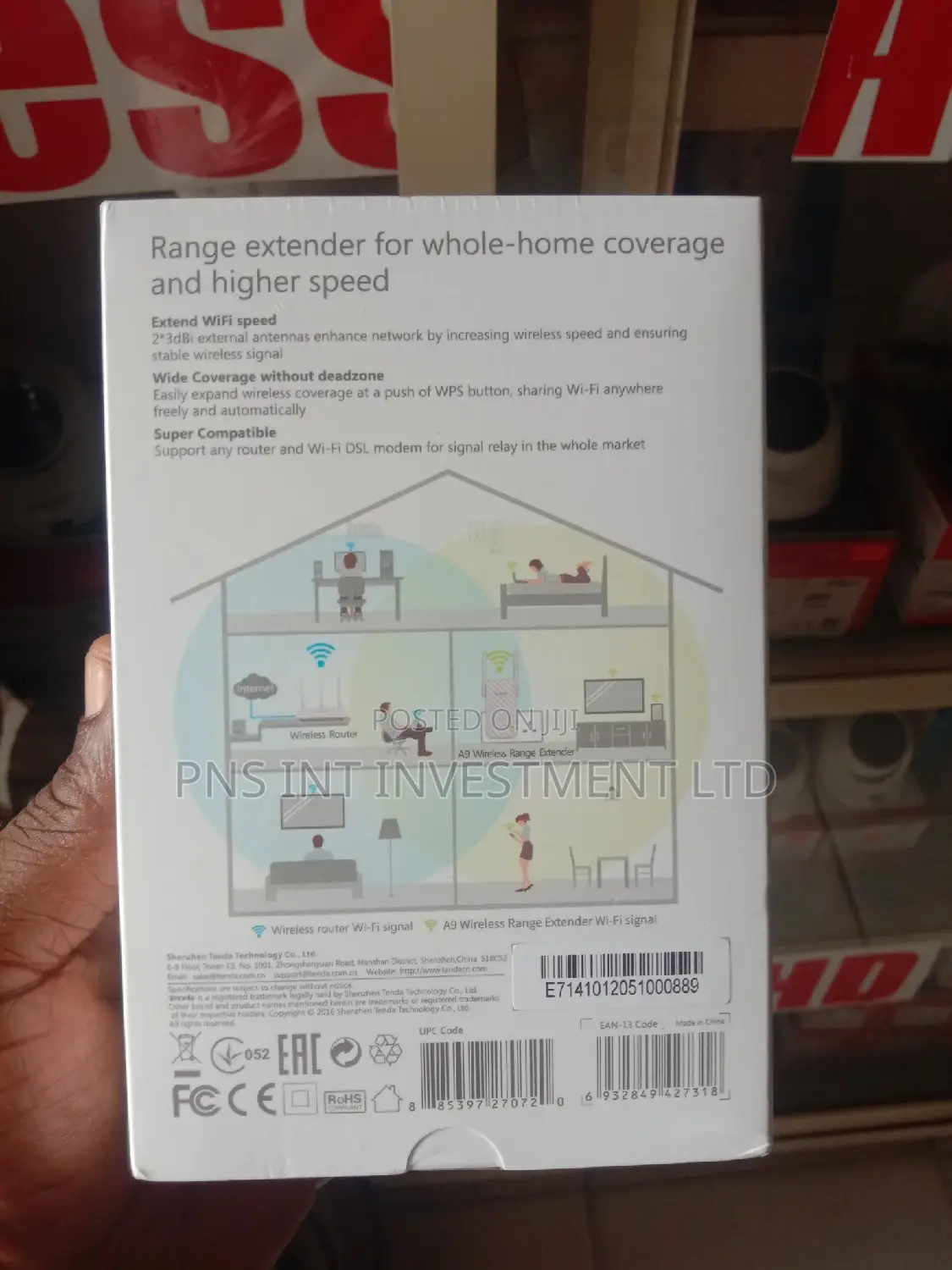 Tenda 300mbps Universal Wifi Range Extender