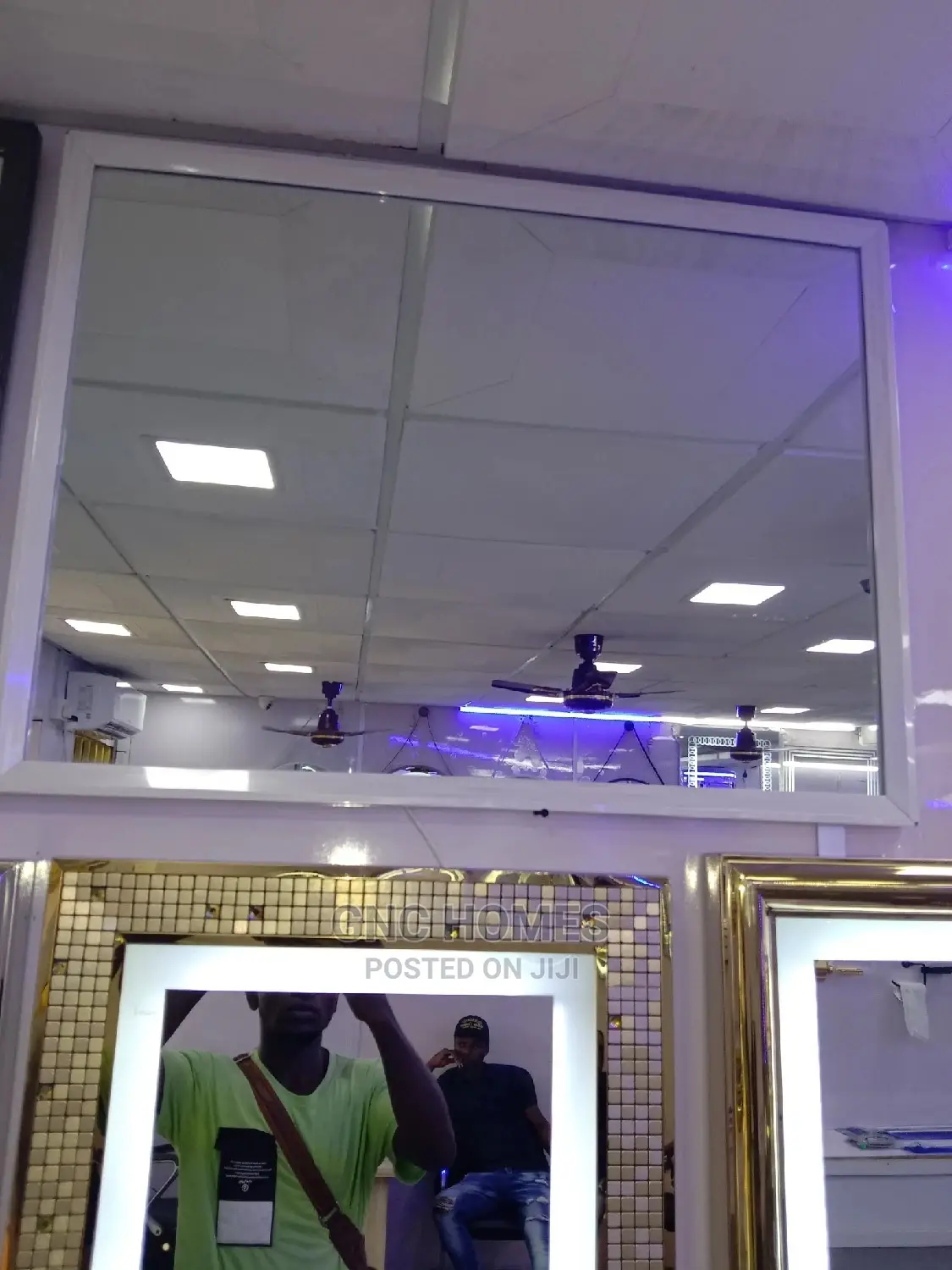 White  Frame Mirror