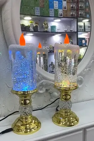 Rotating Glittering Candle