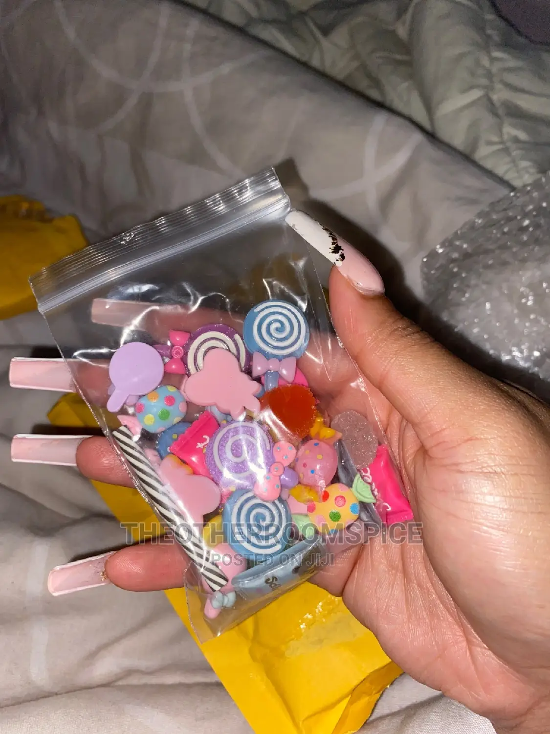 10pc 3D Candy Nail Design Accessories