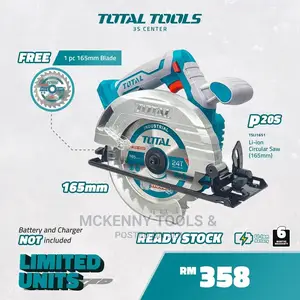 TOTAL Lithium-Ion Circular Saw 20v Set TSLI1401 Industrial#$