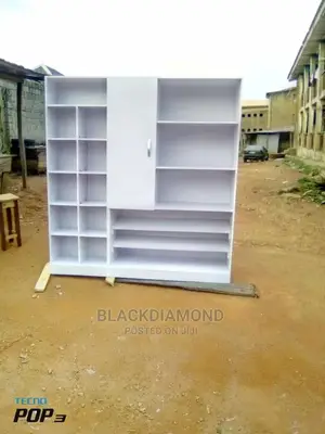 Skeleton Wardrobe With Shoe and Bag Rack