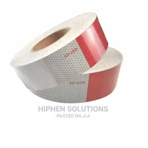 Wholesale Price Red and White Reflective Tape Roll