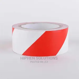Industrial Grade Red and White Reflective Tape Roll