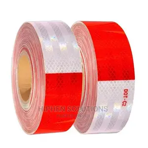 Super Bright Quality Red and White Reflective Tape Roll