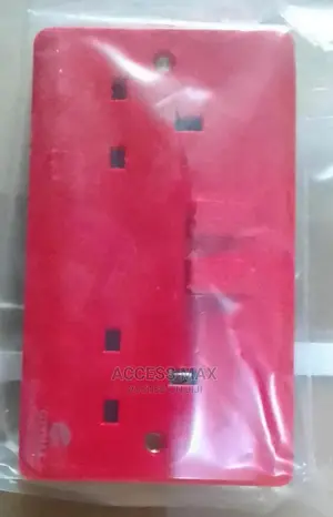 13amps Double Socket Red Body