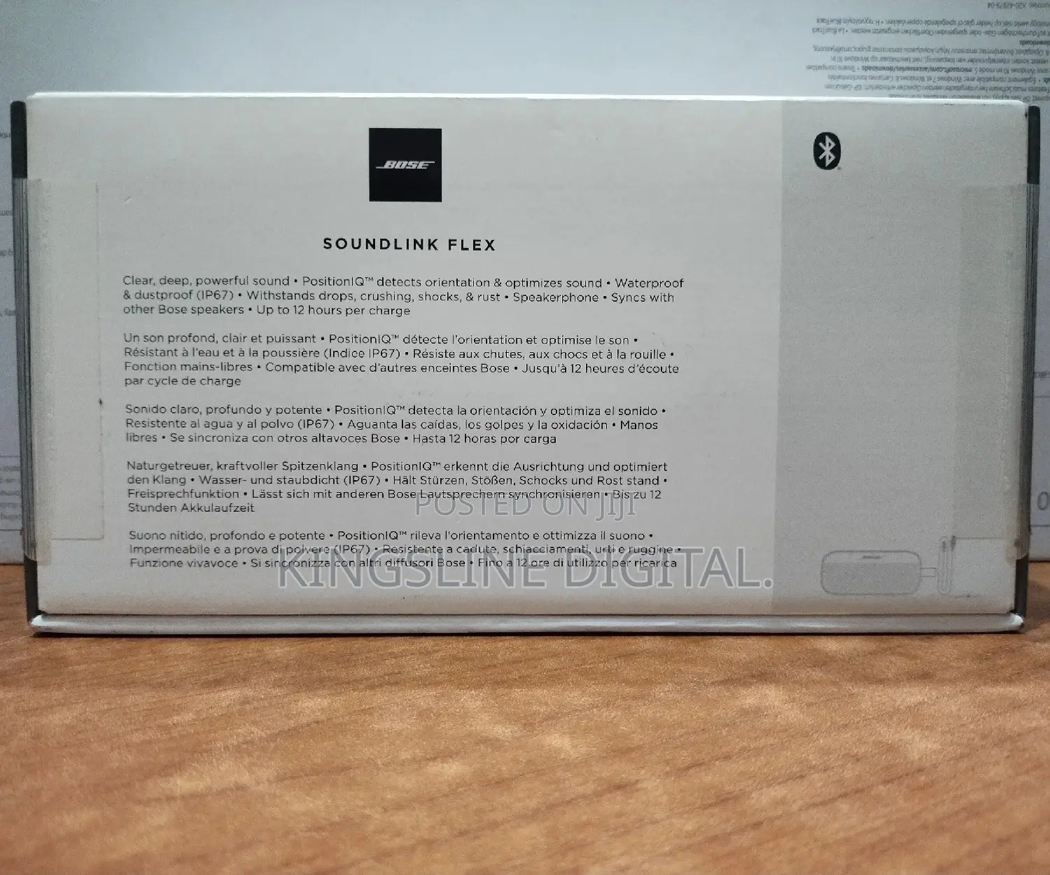 Bose Soundlink Flex Bluetooth Portable Speaker.