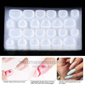 Double Sided Adhesive Clear Glue Stickers Nail Art Tip