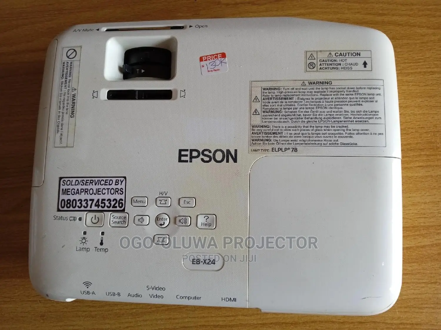 London Use Sharp Epson Projector