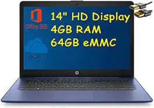 New Laptop HP 4GB Intel Celeron 60GB