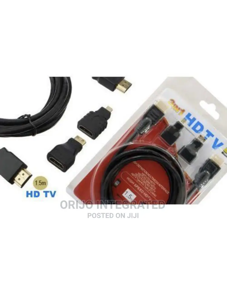 3in1 1.5m High Speed HDTV Cable