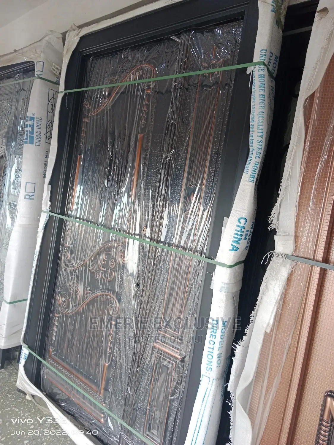 4ft: Security Entrance Copper Door